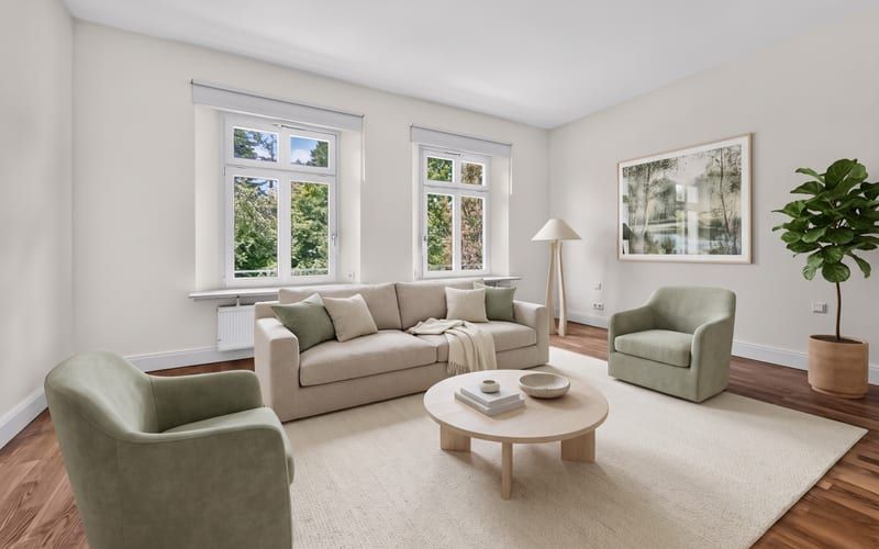 Wohnzimmer im Stil Scandinavian Oasis