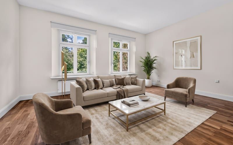Wohnzimmer im Stil Transitional Luxury